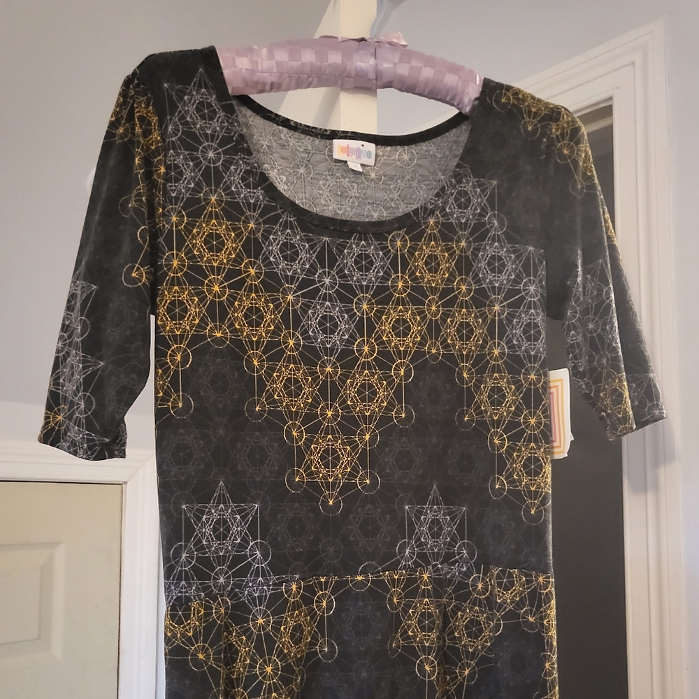 Lularoe Maxi Dress Geometric Patterns